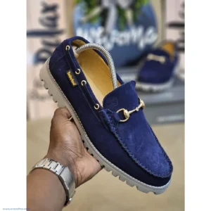 Blue Men’s Casual Loafers – Premium Collection