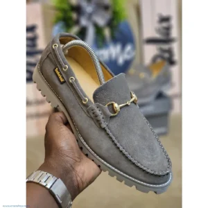 Gray Men’s Casual Loafers – Premium Collection