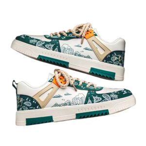 Men’s Lightweight Summer Board Sneakers – Anti-Slip Casual Running Shoes for Outdoor & Daily Wear